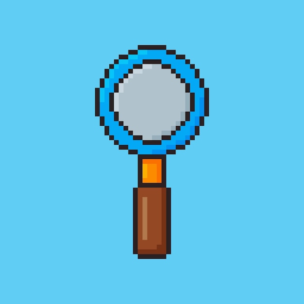 Pixel Art Vergrößerungsgerät Spiel Asset Design