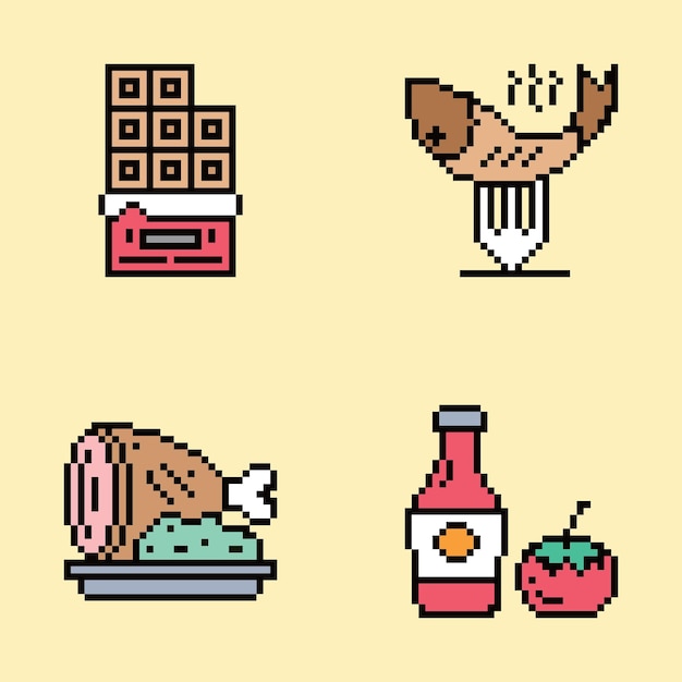 Pixel Art Vintage Ästhetik Retro-Sprite-Design