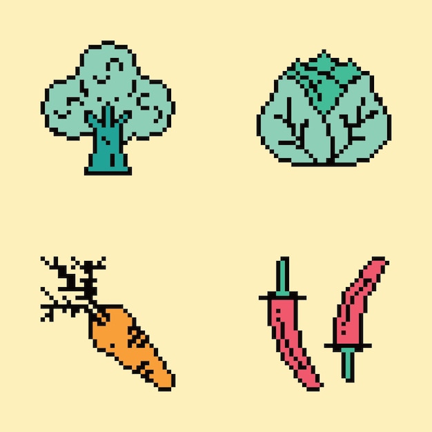 Pixel Art Vintage Ästhetik Retro-Sprite-Design