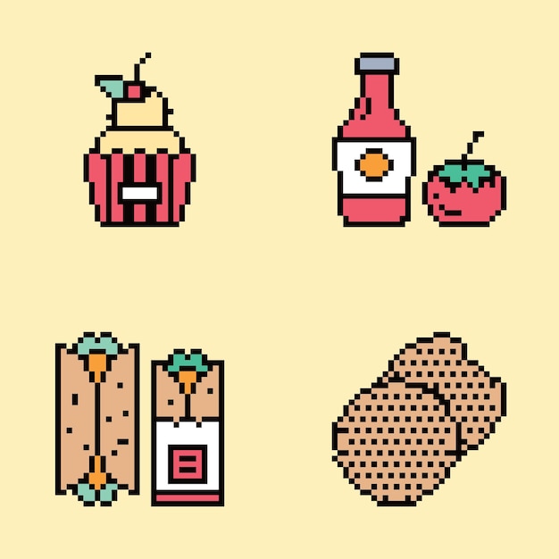 Pixel Art Vintage Ästhetik Retro-Sprite-Design