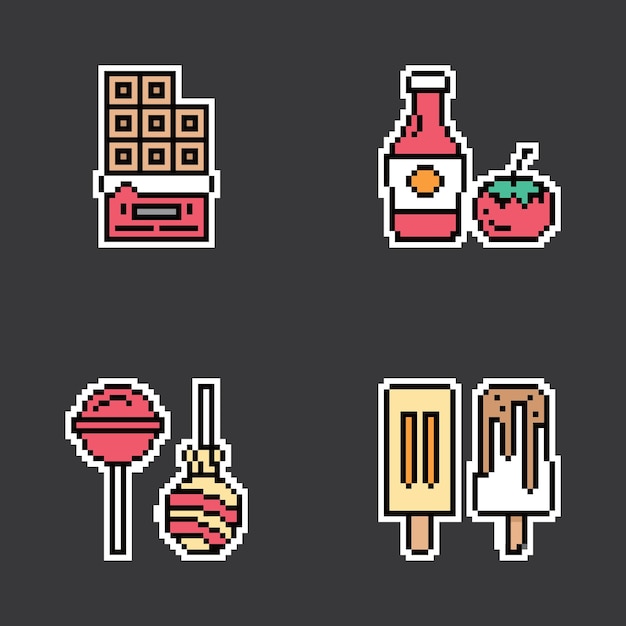 Pixel Art Vintage Ästhetik Retro-Sprite-Design