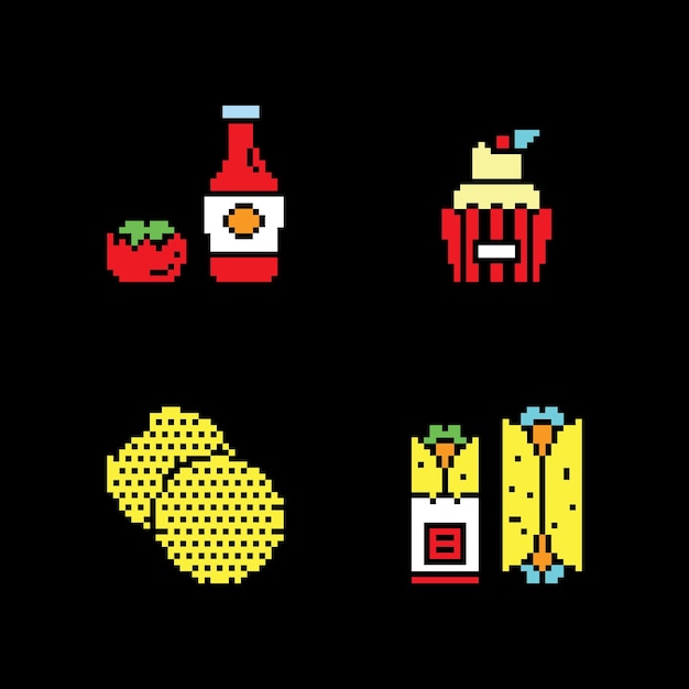 Pixel Art Vintage Ästhetik Retro-Sprite-Design