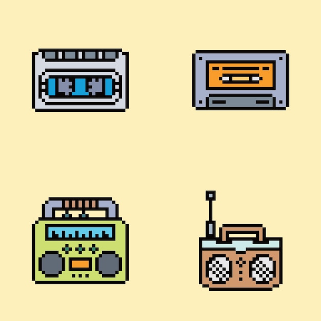 Pixel Art Vintage Ästhetik Retro-Sprite-Design