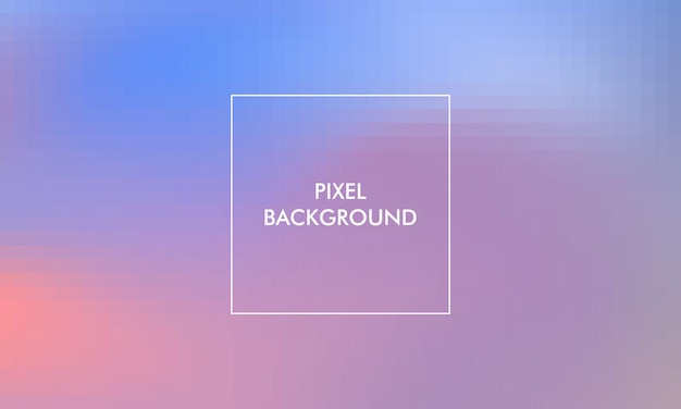 Pixel-Gradient-Textur abstrakter Hintergrund mit blauer weißer brauner Pastellfarbe