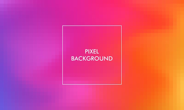 Pixel-Gradient-Textur abstrakter Hintergrund mit bunter Farbe