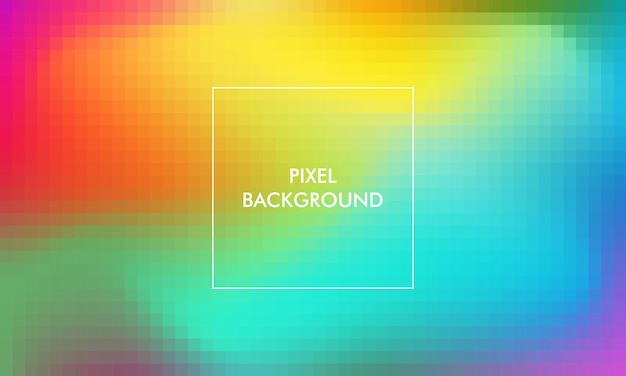Pixel-Gradient-Textur abstrakter Hintergrund mit bunter Farbe