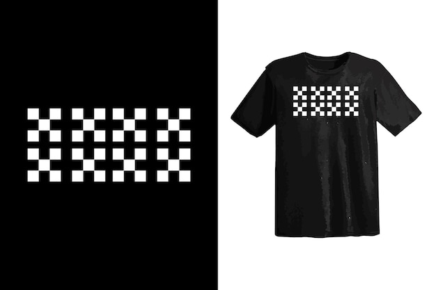 Pixel-t-shirt-design zum ausdrucken