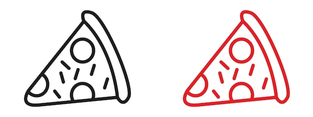 Pizza-Design mit beliebten und anpassbaren Mahlzeiten