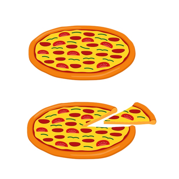 Pizza design vektor