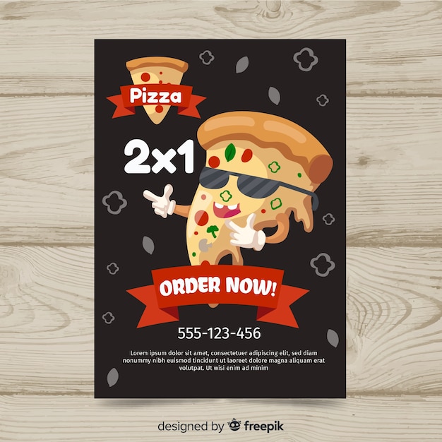 Pizza-flyer-vorlage