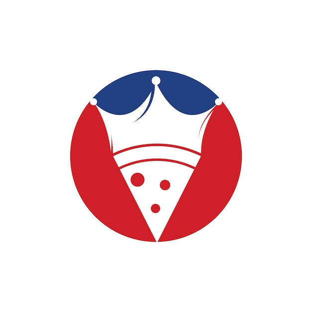 Pizza king vektor-logo-design-vorlage