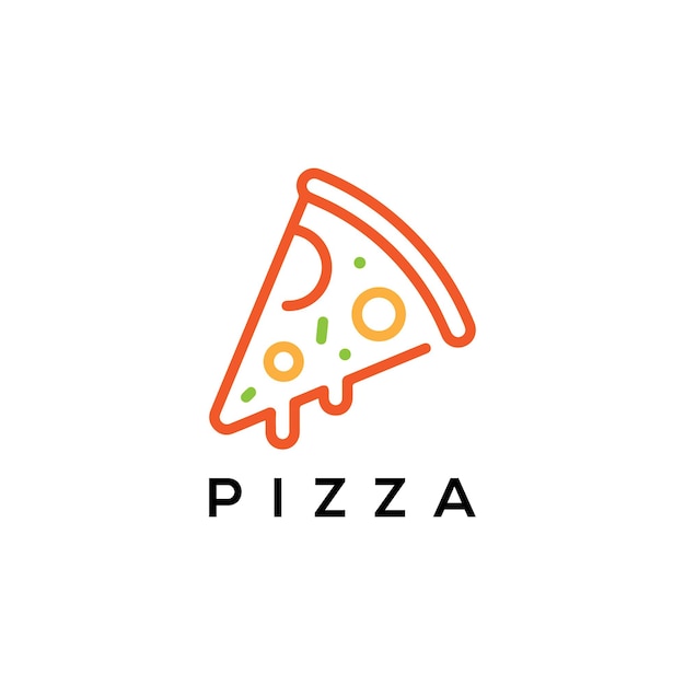 Vektor pizza-logo-design