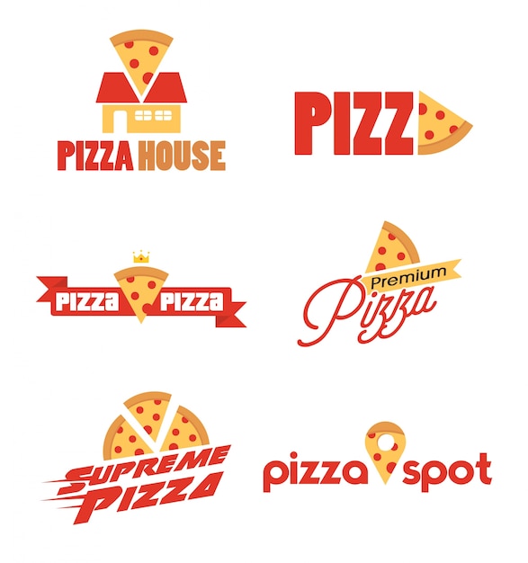 Pizza-logo-set