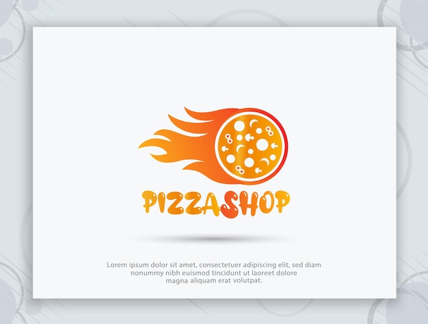 Vektor pizzahaus vektor-logo-design