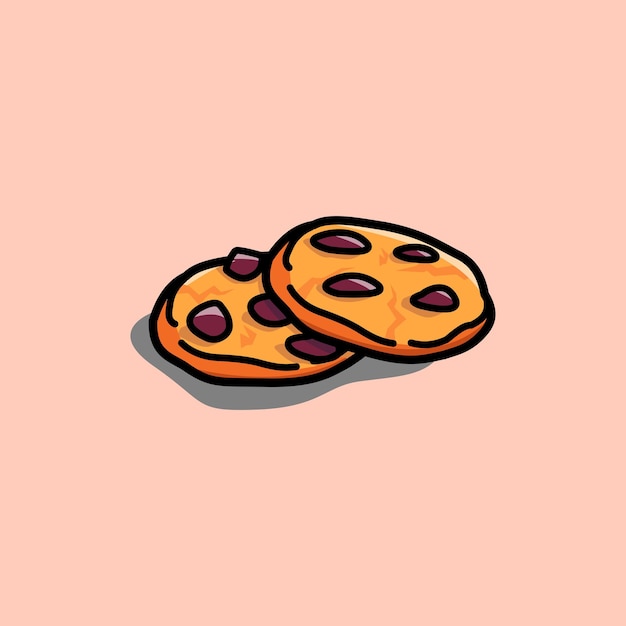 Vektor plätzchen-kuchen-illustration