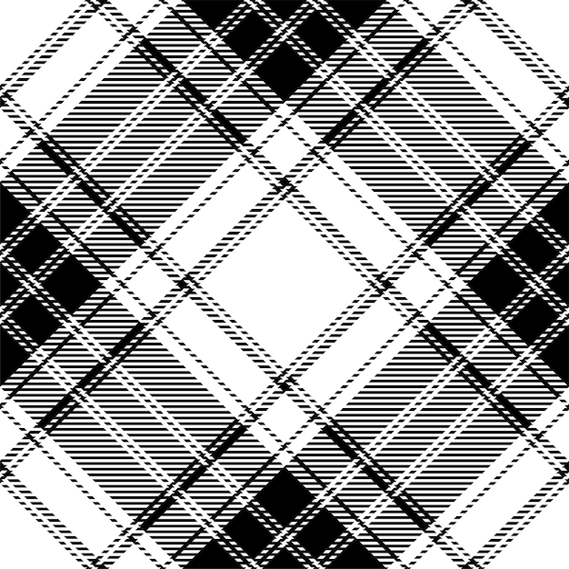 Plaid-Mustervektor Überprüfen Sie die Textur des Gewebes Nahtloses Textildesign für Kleidung Papierdruck