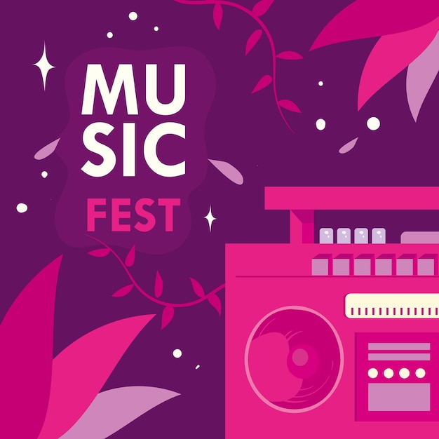 Plakat des Musikfestivals