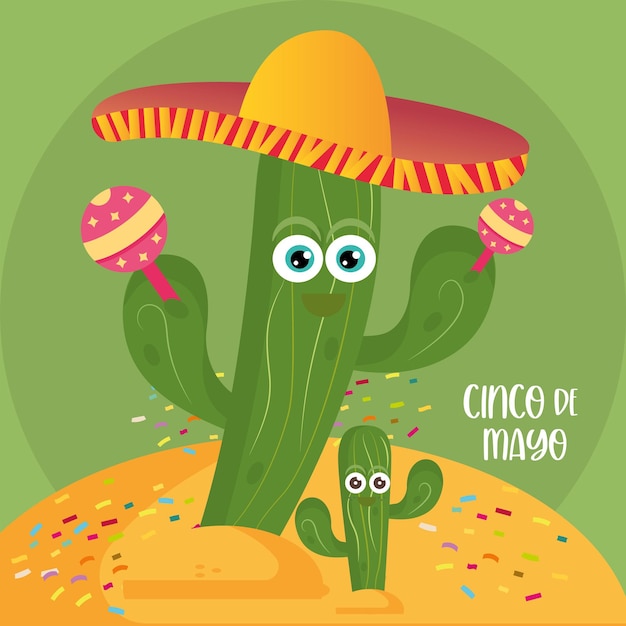 Plakat von cinco de mayo