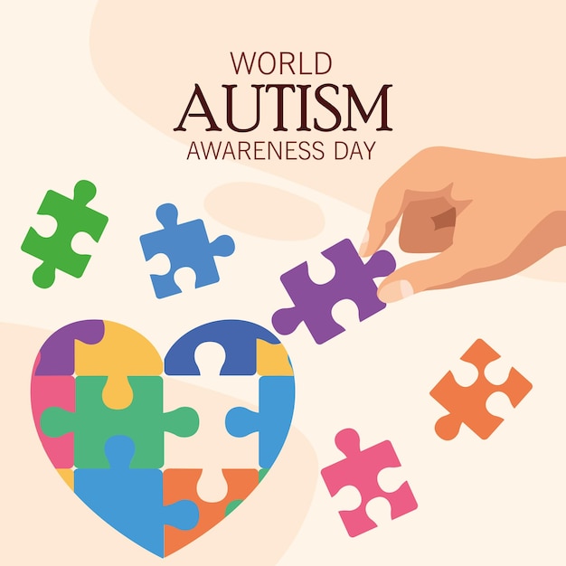 Plakat zum tag des autismus