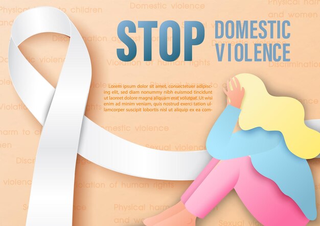 Vektor plakatkampagne zum internationalen tag für die beseitigung der gewalt gegen frauen im vektordesign