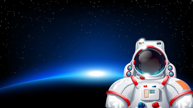 Planet Sonne Astronaut