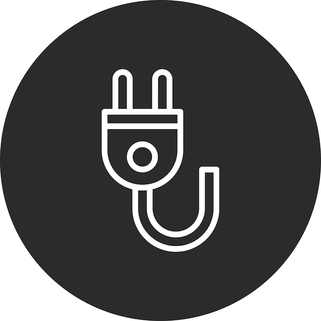 Plug-vektor-symbol-illustration von elektriker-werkzeug-ikonensatz