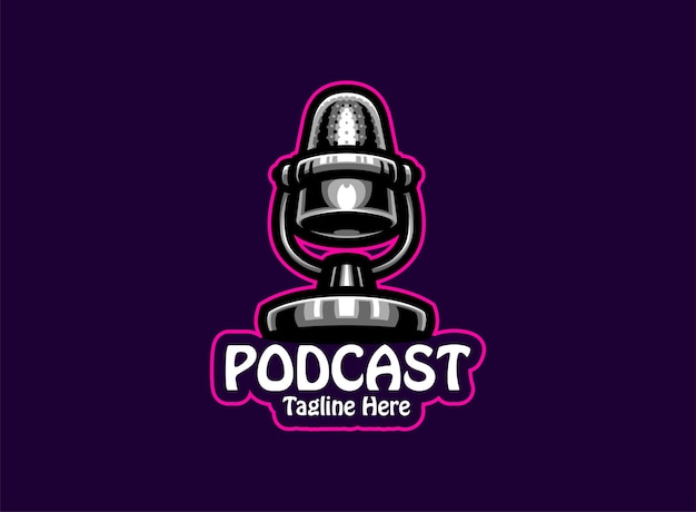 Podcast-Mikrofon-Logo