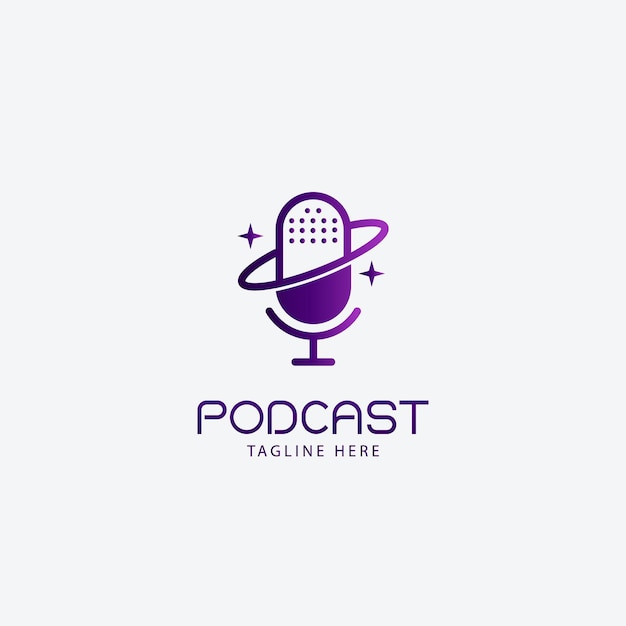 Vektor podcast-space-logo