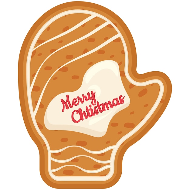 Podpis'opisanie Vektor Weihnachtscoockies Top-Ansicht Sammlung von Ingwer-Cookies