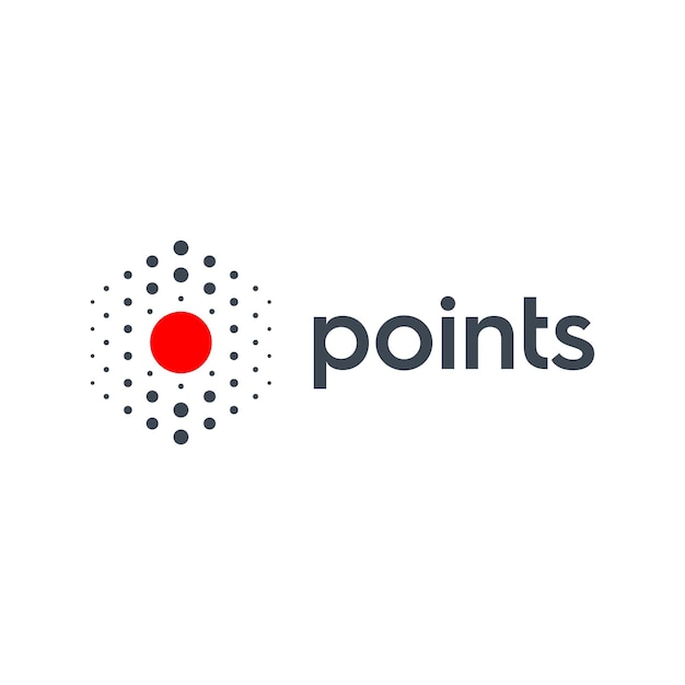 Vektor point-tech-logo-designvorlagen
