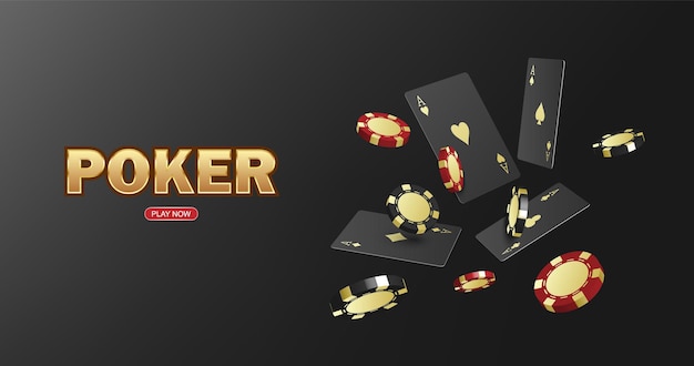 Pokerspiel casiono online-web-hintergrundvorlage für das internet