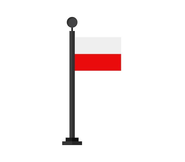 Polen flagge