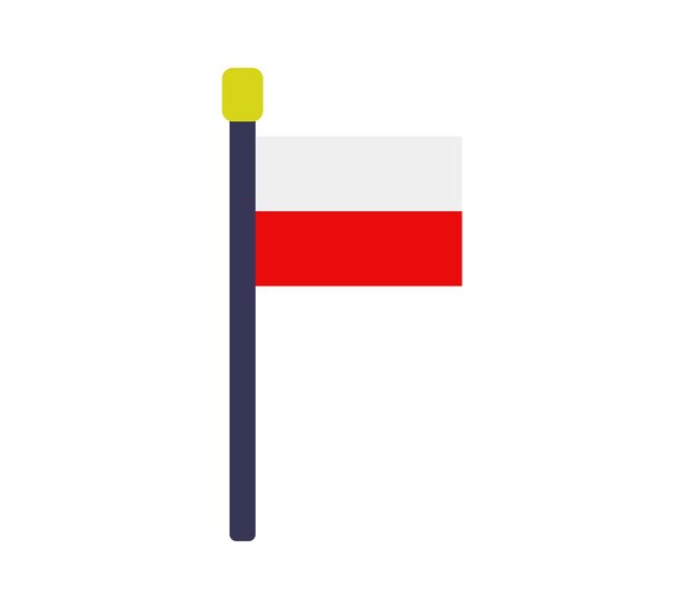 Polen flagge