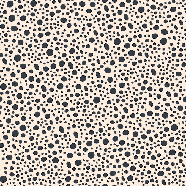 Polka Dot nahtloses Muster im Vektor Modernes Design für Innendekoration aus Papierbezugsstoff und andere Benutzer
