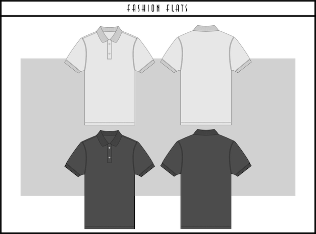 Polo-mode-flaches illustrations-design