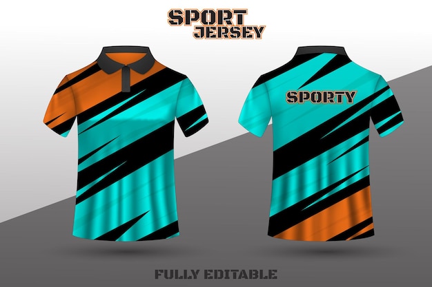 Poloshirt-design sport-t-shirt-vorlagendesign