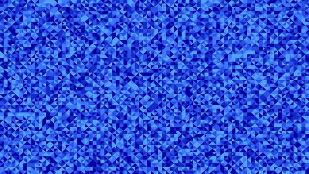 Polygonaler blauer Mosaikdreieck-Mustertischplattenhintergrund