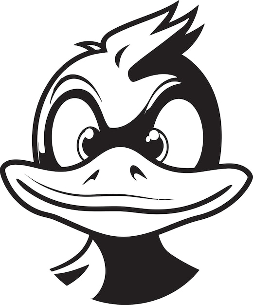 Vektor pondpaddleaura dynamic vectorized duck design glidemaster präzisionsente-symbol