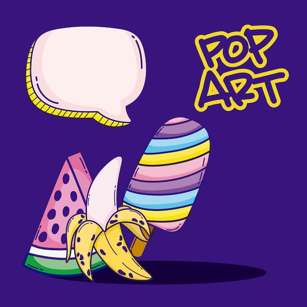 Pop-art cartoons