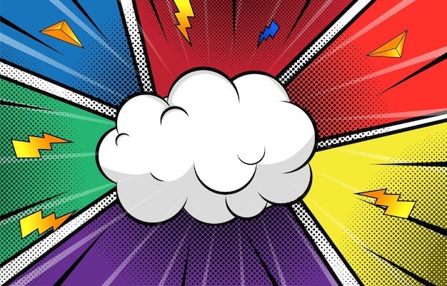 Pop-Art-Comic-Hintergrund