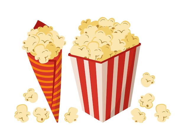 Popcorn-cartoon-farbset