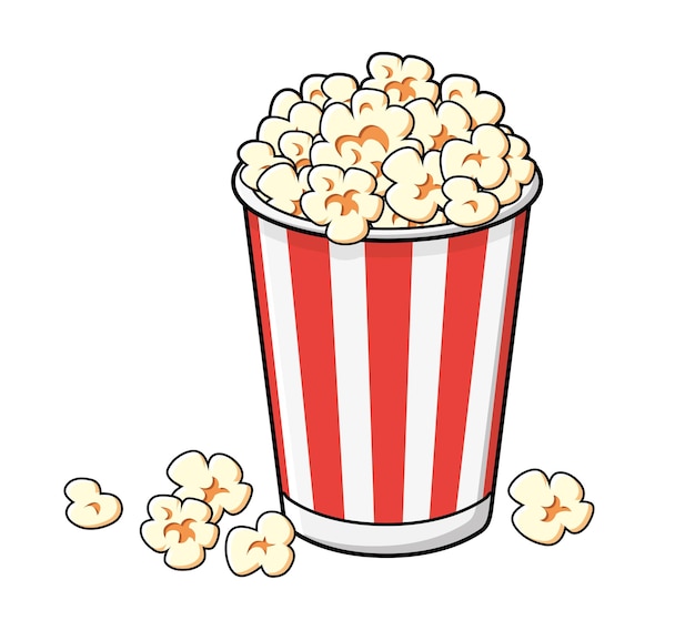 Popcorn-Eimer-Schachtel