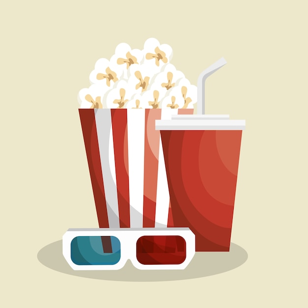 Popcorn mit soda