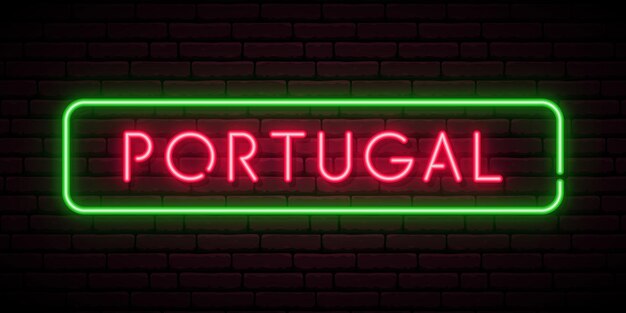 Portugal Leuchtreklame