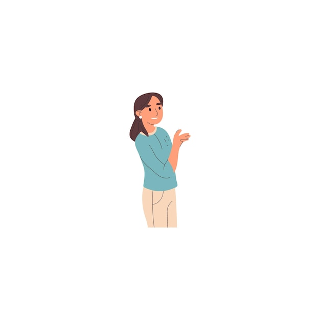 Pose einer Person, die eine erwachsene Mutter umarmt