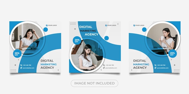Post von einer digitalen Marketingagentur in sozialen Medien
