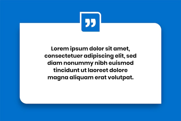 Poster- und Aufkleberkonzept mit Mustertext