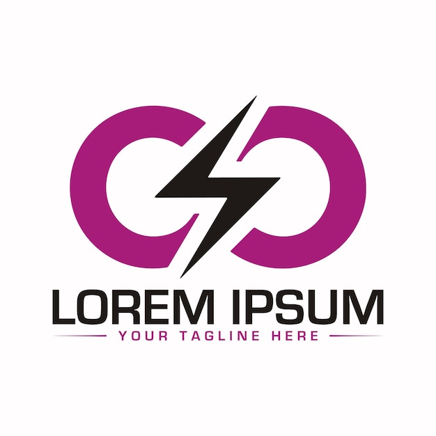 Power Logo Design Energie Logo Design Kreatives und modernes Logo Design