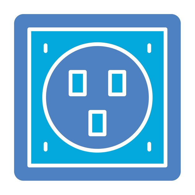 Vektor power-socket-symbol