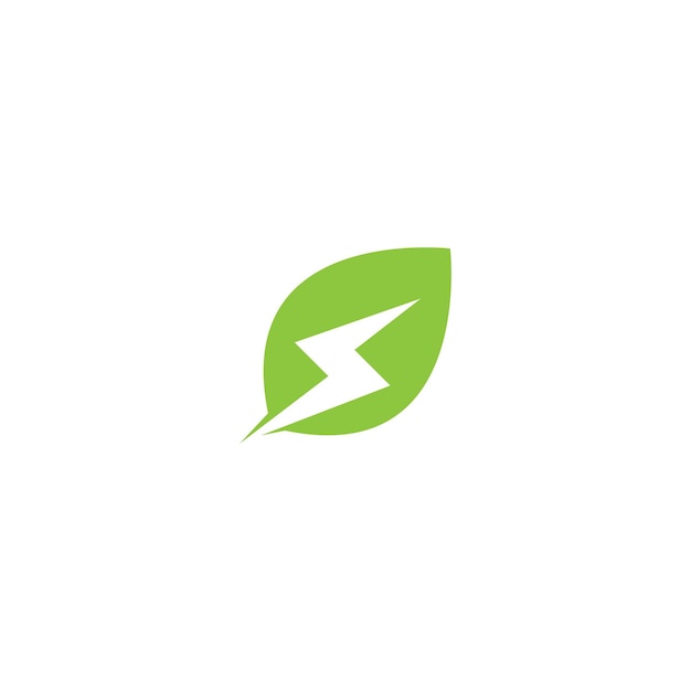 Power Symbol Blitz Symbol Logo Design Vektor